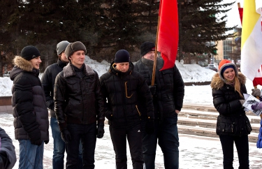 Антиоранжевый альтермитинг в Красноярске