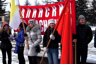 Антиоранжевый альтермитинг в Красноярске