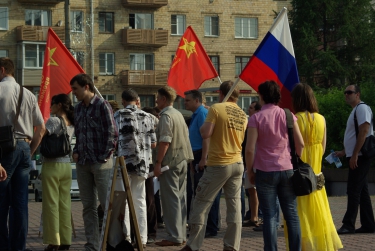 Совместный пикет против ЮЮ и ВТО