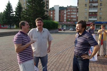 Совместный пикет против ЮЮ и ВТО