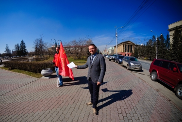 Пикет против поддержки законопроекта о «пропаганде гомосексуализма среди детей» ФЗ-№436334-6
