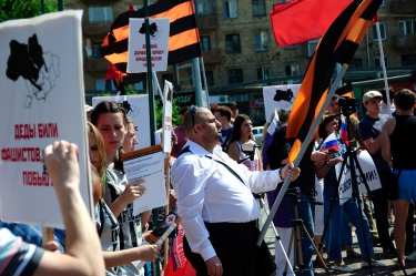 Совместный патриотический митинг в поддержку Юго-Востока