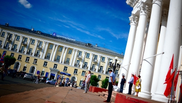 Совместный патриотический митинг в поддержку Новороссии