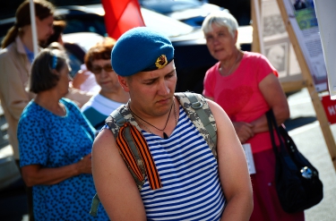 Совместный патриотический митинг в поддержку Новороссии