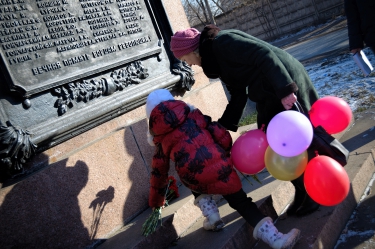 7 ноября 2015 года (встреча у памятника на Дудинской)