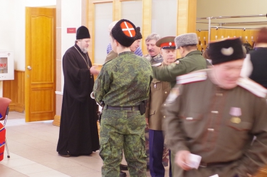 Казачий круг в Доме офицеров