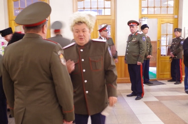 Казачий круг в Доме офицеров