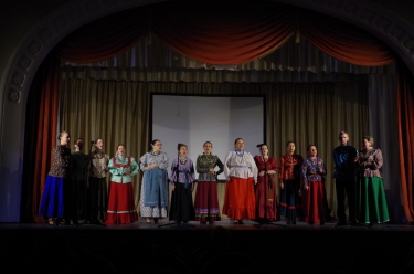 Казачий круг в Доме офицеров