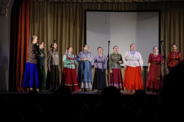 Казачий круг в Доме офицеров