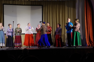Казачий круг в Доме офицеров