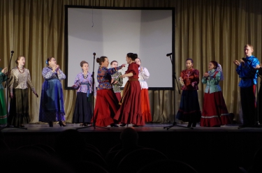 Казачий круг в Доме офицеров