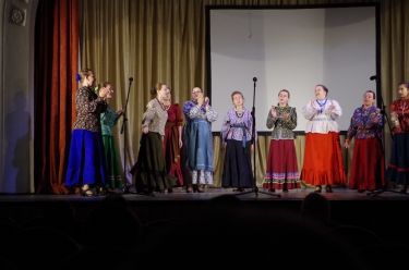 Казачий круг в Доме офицеров