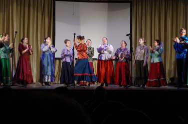 Казачий круг в Доме офицеров