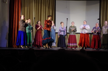Казачий круг в Доме офицеров