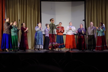Казачий круг в Доме офицеров
