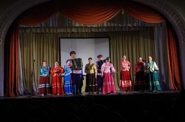 Казачий круг в Доме офицеров