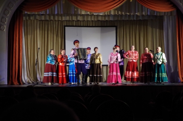 Казачий круг в Доме офицеров