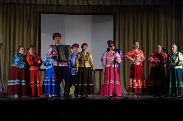 Казачий круг в Доме офицеров