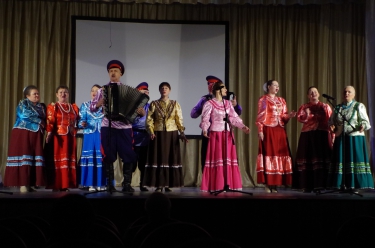 Казачий круг в Доме офицеров
