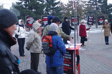 Митинг против закона «о криминализации семьи» 