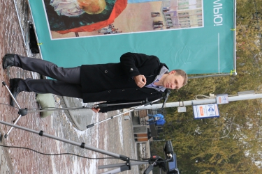 Митинг против закона «о криминализации семьи»
