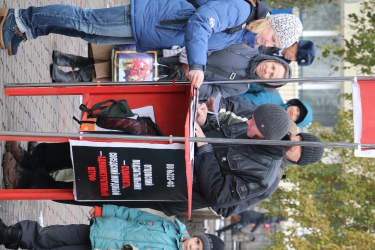 Митинг против закона «о криминализации семьи»