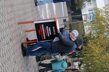 Митинг против закона «о криминализации семьи»