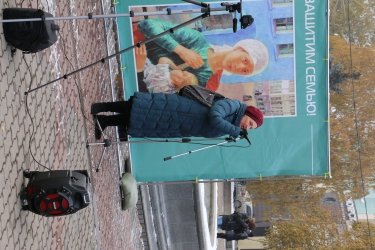 Митинг против закона «о криминализации семьи»