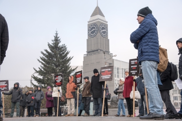 Митинг против закона «о криминализации семьи» 