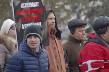 Митинг против закона «о криминализации семьи»