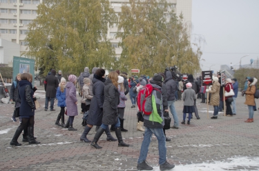 Митинг против закона «о криминализации семьи»