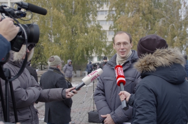 Митинг против закона «о криминализации семьи»