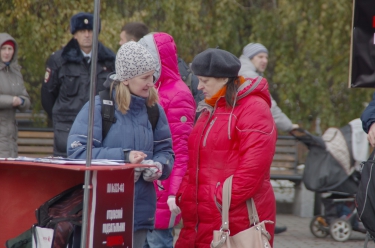 Митинг против закона «о криминализации семьи»