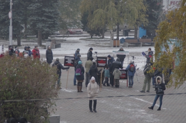 Митинг против закона «о криминализации семьи»