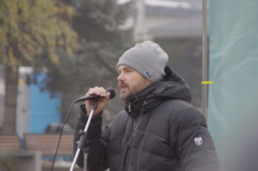 Митинг против закона «о криминализации семьи»