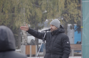 Митинг против закона «о криминализации семьи»