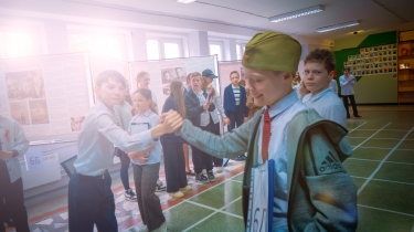 Викторина по выставке «Пионеры-герои» в гимназии «Универс»